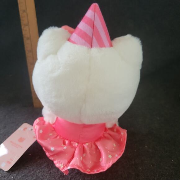 RARE Sanrio Hello Kitty Bokksu Birthday Limited Edition Plush Toy 7” - Picture 2 of 5